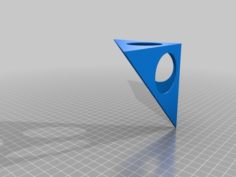 Test Triangle 100mm Calibration 3D Print Model