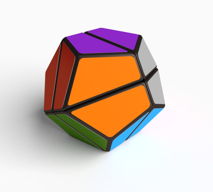 Dodecahedron cube puzzle 3D Model
