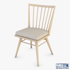 Midcentury modern chair ensemble 3D Model