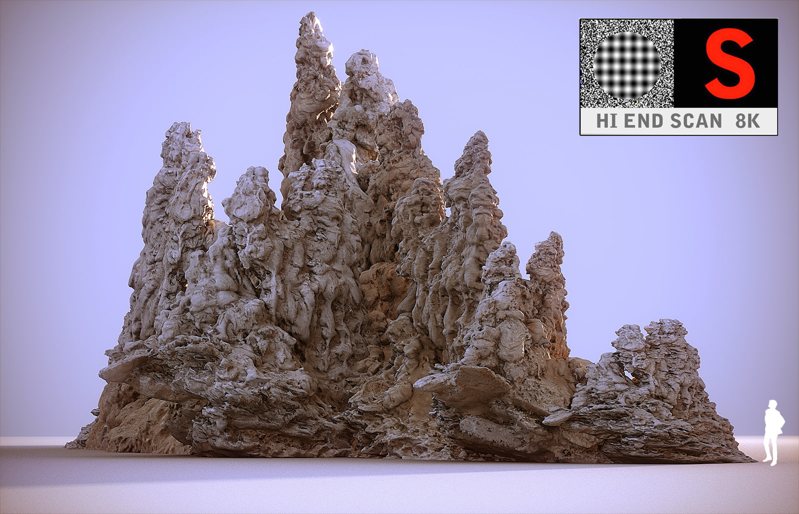 Moon Mountains HD 3D 3D Model
