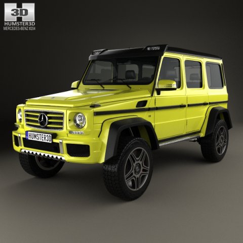 Mercedes-Benz G-Class 44-2 2015 3D Model