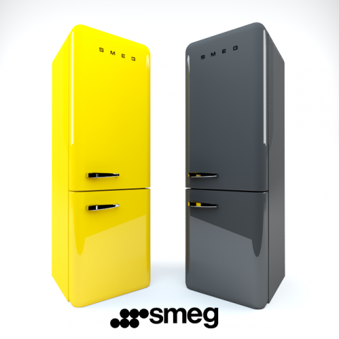 Smeg refrigeratr 3D Model