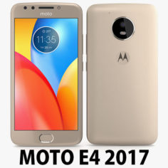 Motorola Moto E4 USA Gold 3D Model