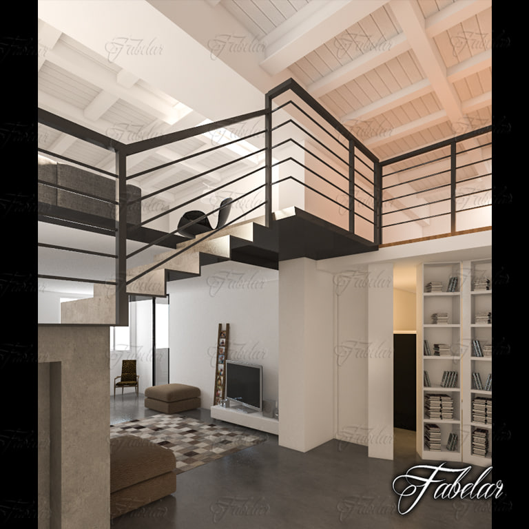 Split level 33 3D model 3D Model