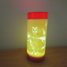 Kiss litofania lamp 3D Print Model