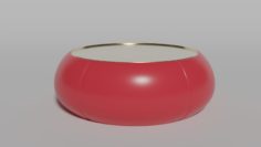 Minimalist Round Coffee Table 3D model 3D Model