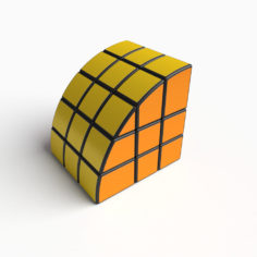 Rare cube puzzle toy 3D Model