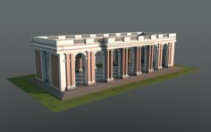 Grand Trianon Colonnade Versailles Free 3D Model