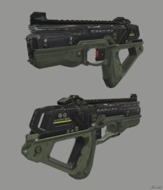 NRG Pistol 3D Model