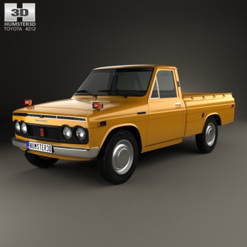 Toyota Hilux 1968 3D Model