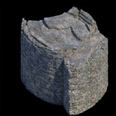 Stone, stone piled into the fort 3D Model