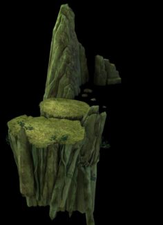 Game Model – Forest – Tree Bridge 02 3D Model