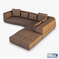 Iddesign bend sofa 3D Model