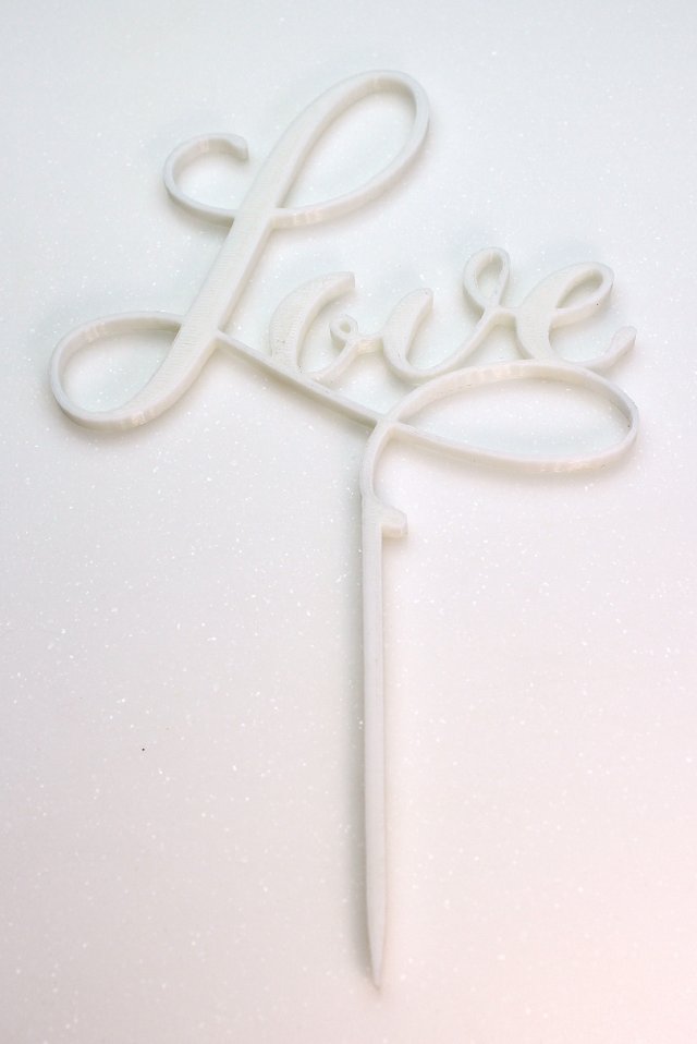 Wedding Cake Decoration – Love 3D Model