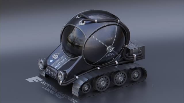 Machine-Vehicle 3D Model