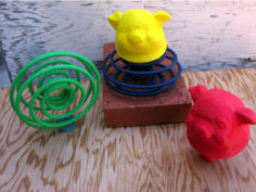 Lucky Pig Bobble 2    3D Print Model