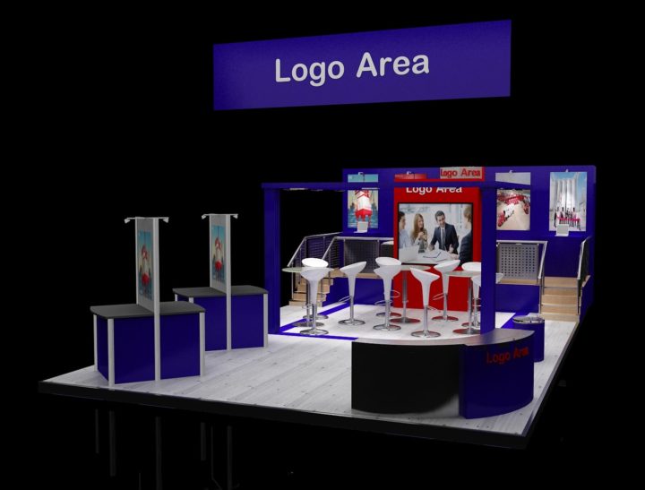 Booth Exhibition Stand 3D Model