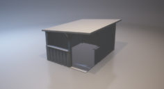 Wood Hut 3D Model