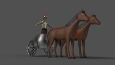 Roman chariot 3D Model