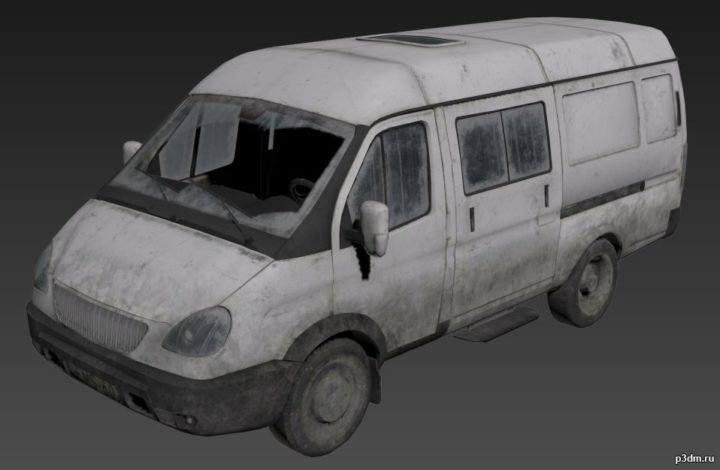 Gaz-2705 3D Model