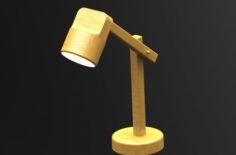 Wooden designer lamp 3D Model