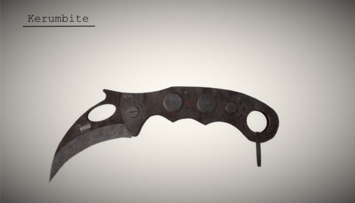 3D Kerambite knife 3D Model
