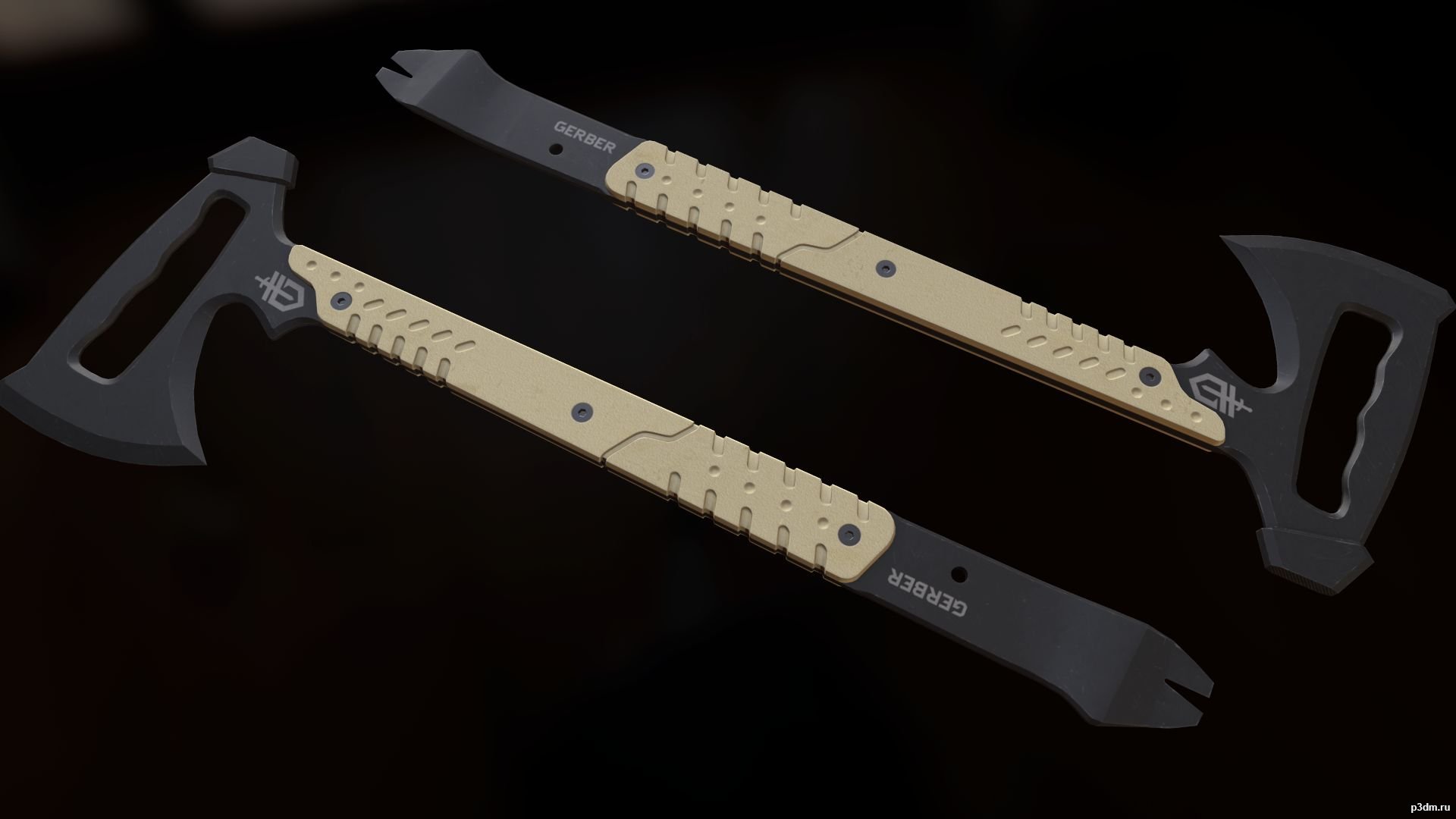 Downrange Tomahawk 3D Model