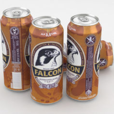 Beer Can Falcon Husmanslager 500ml 3D Model