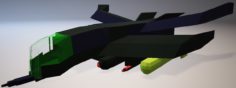 3D AtomShip model 3D Model