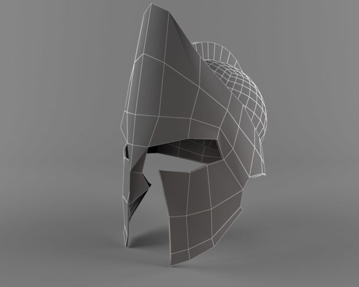Spartak helmet 3D Model