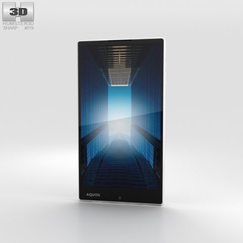 Sharp Aquos Xx White 3D Model