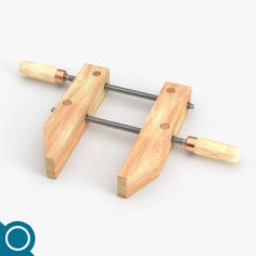 Wood Screw Clamp 3D model 3D Model