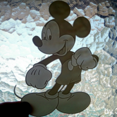 Mickey mouse lithophane 3D Print Model