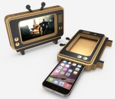 Phone Case TV VR – AR – low-poly 3D Model