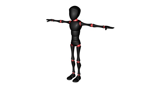 Bony Free 3D Model