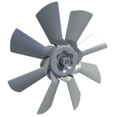 Engine Cooling Fan 3D Model