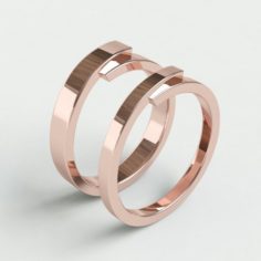 Wedding rings – Rings108 3D Model