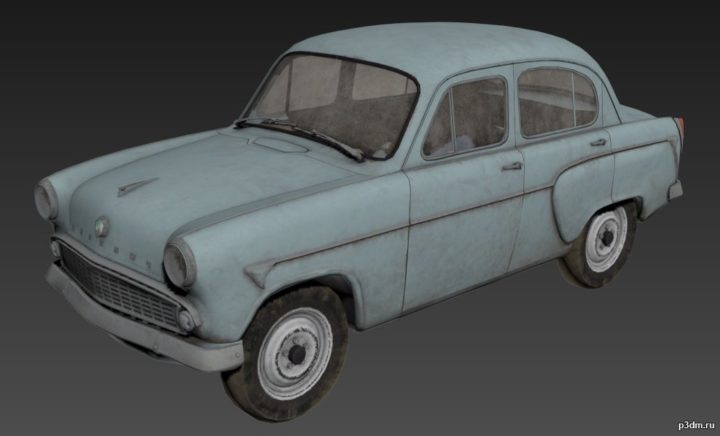 Moskvich-407 3D Model