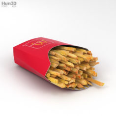 French Fries 3D Model