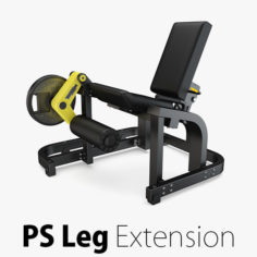 Technogym – Plate Loaded Leg Extension 3D Model