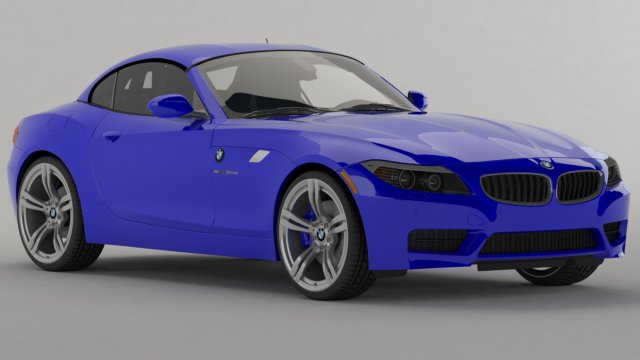 BMW Z4 2011 3D Model