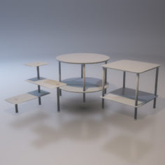 Tables 3D model 3D Model