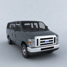 Ford Ecoline Transit 3D Model