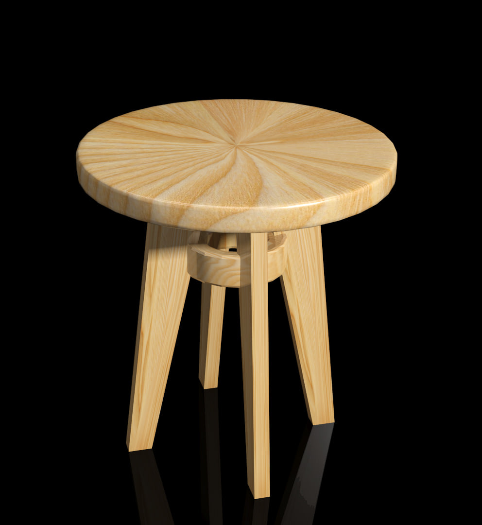 3D model Stool 3D Model
