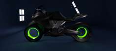 Neon Bike 3D Model