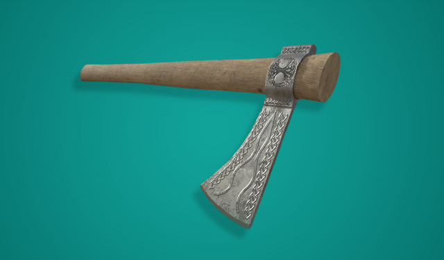 Celtic Axe Free 3D Model