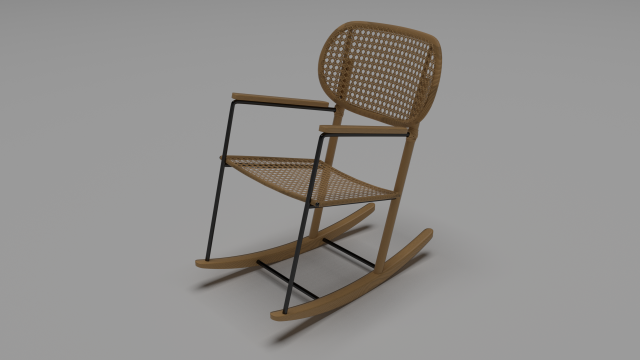Gronadal Rocking Chair 3D Model