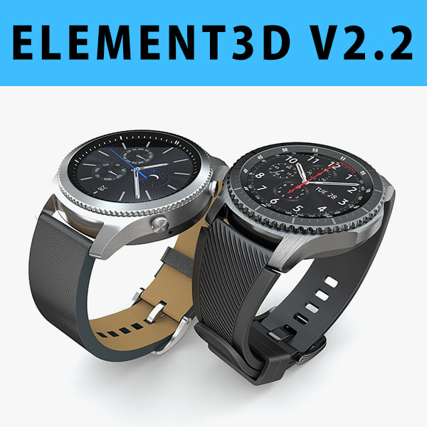 3D E3D – Samsung Gear S3 Classic + Frontier 3D Model