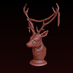 Deer statuette 3D model 3D Model