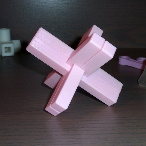 Cross of the Carpenter – Puzzle 3D Print Model